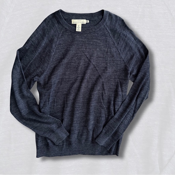 H&M Other - H&M Dark Blue Crew Neck Sweater